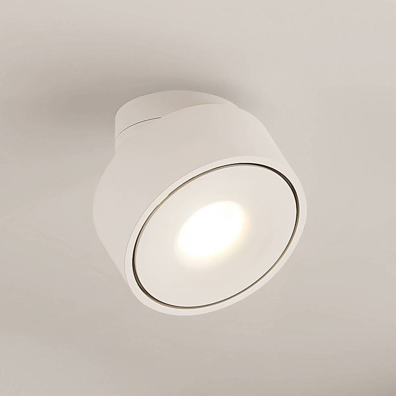 Arcchio Rotari LED-Deckenlampe, weiß, schwenkbar, Metall von Arcchio