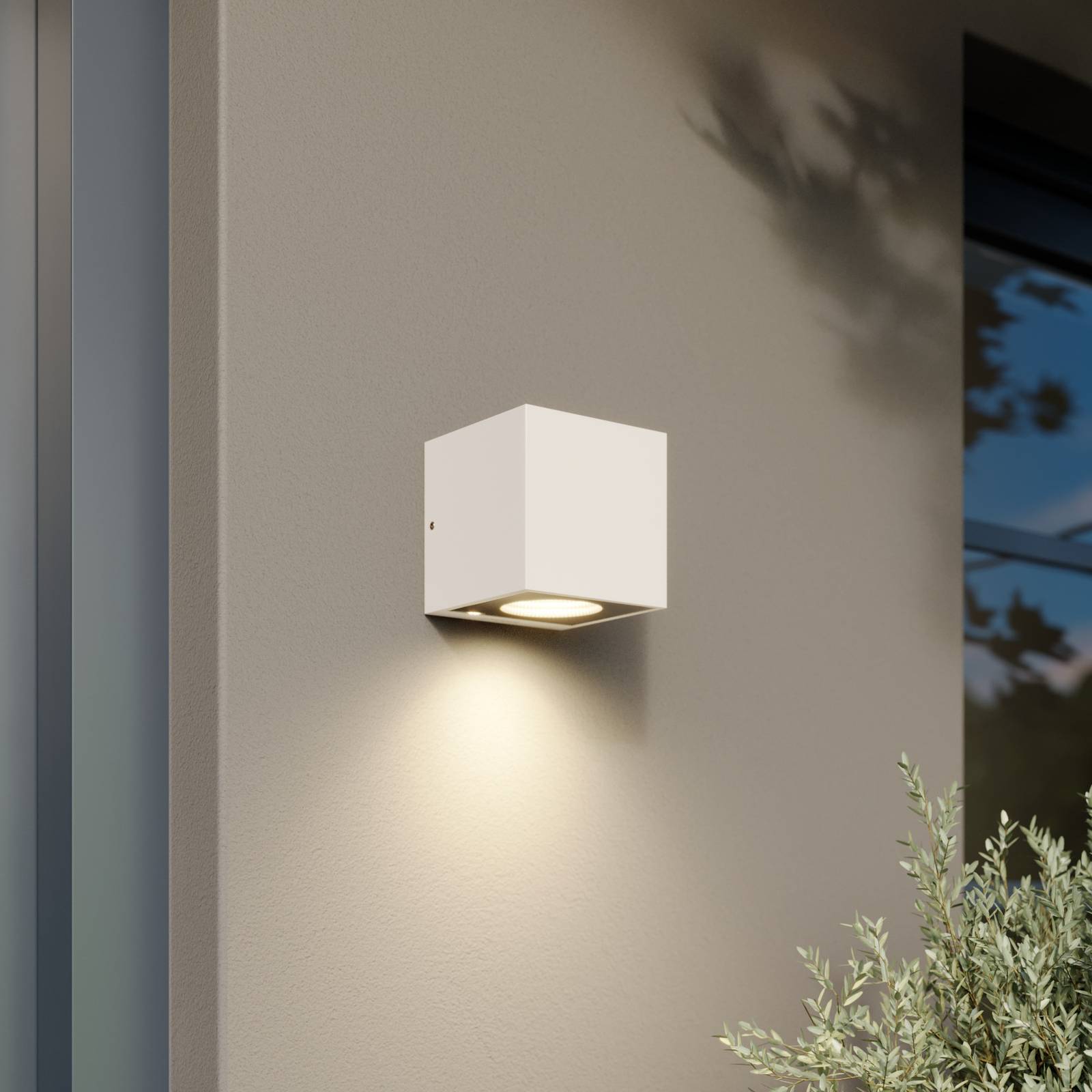 Arcchio Tassnim LED-Außenwandlampe weiß 1-fl. von Arcchio