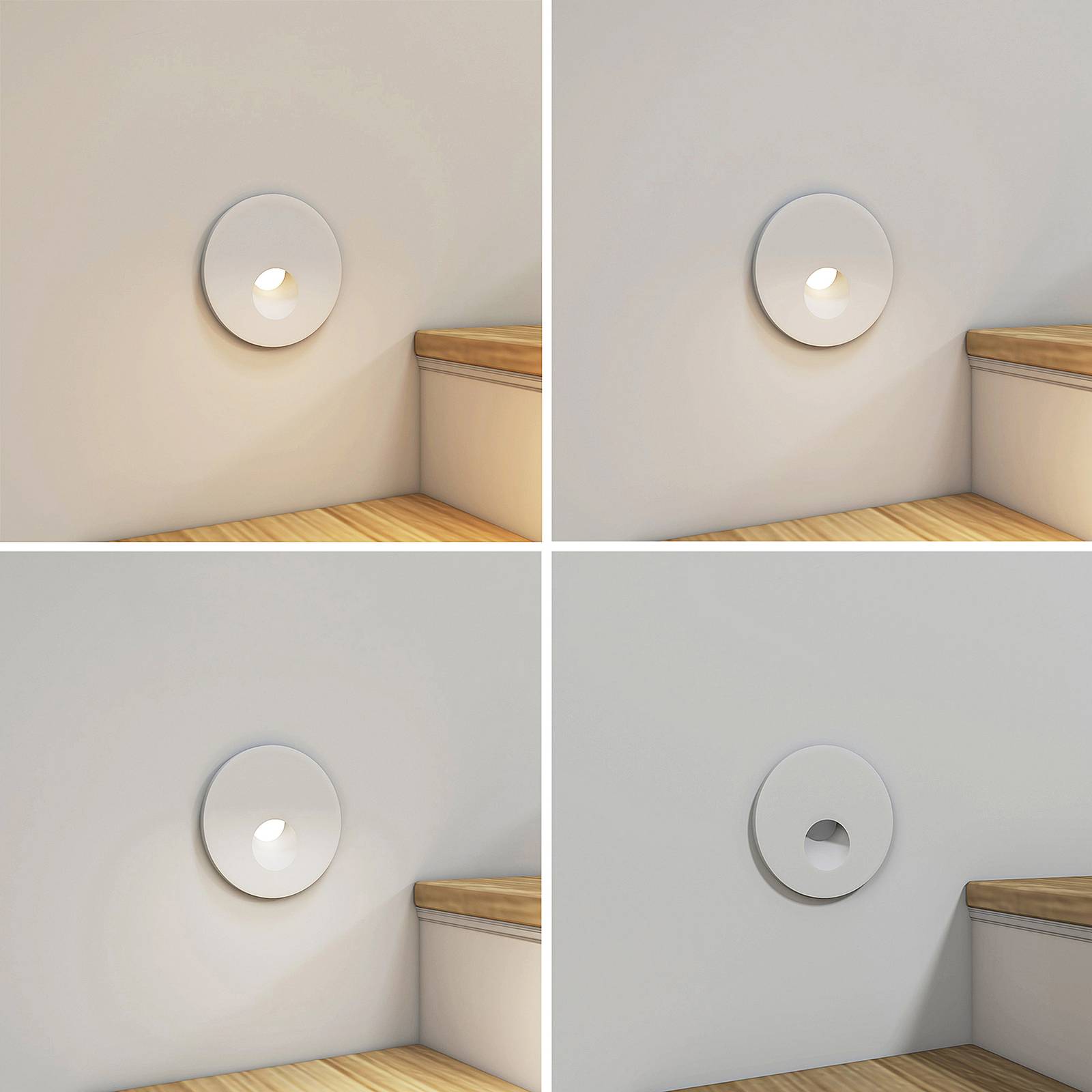 Arcchio Vexi LED-Einbaulampe CCT weiß Ø 7,5 cm von Arcchio