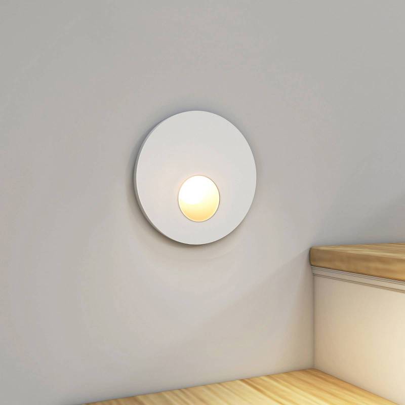 Arcchio LED-Einbaulampe Vexi, Ø 7,5 cm, weiß, Aluminium, CCT von Arcchio