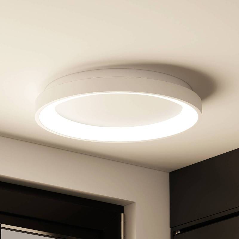 Arcchio LED-Deckenleuchte Vivy, Ø 38 cm, weiß, Metall von Arcchio