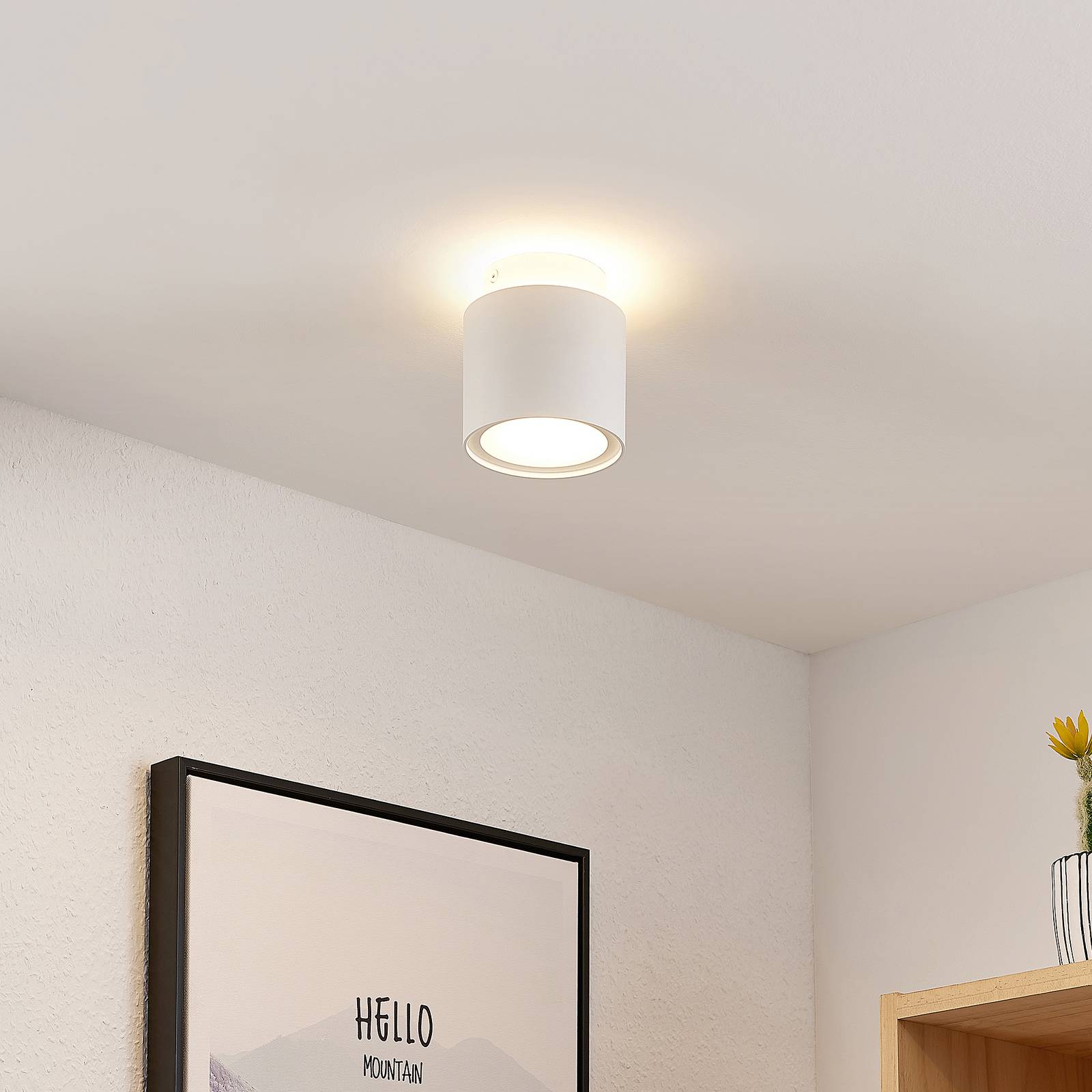 Arcchio Deckenlampe Walisa, Ø 10 cm, weiß, Diffusor, GU10 Arcchio Deckenlampe Walisa, Ø 10 cm, weiß, Diffusor, GU10 von Arcchio