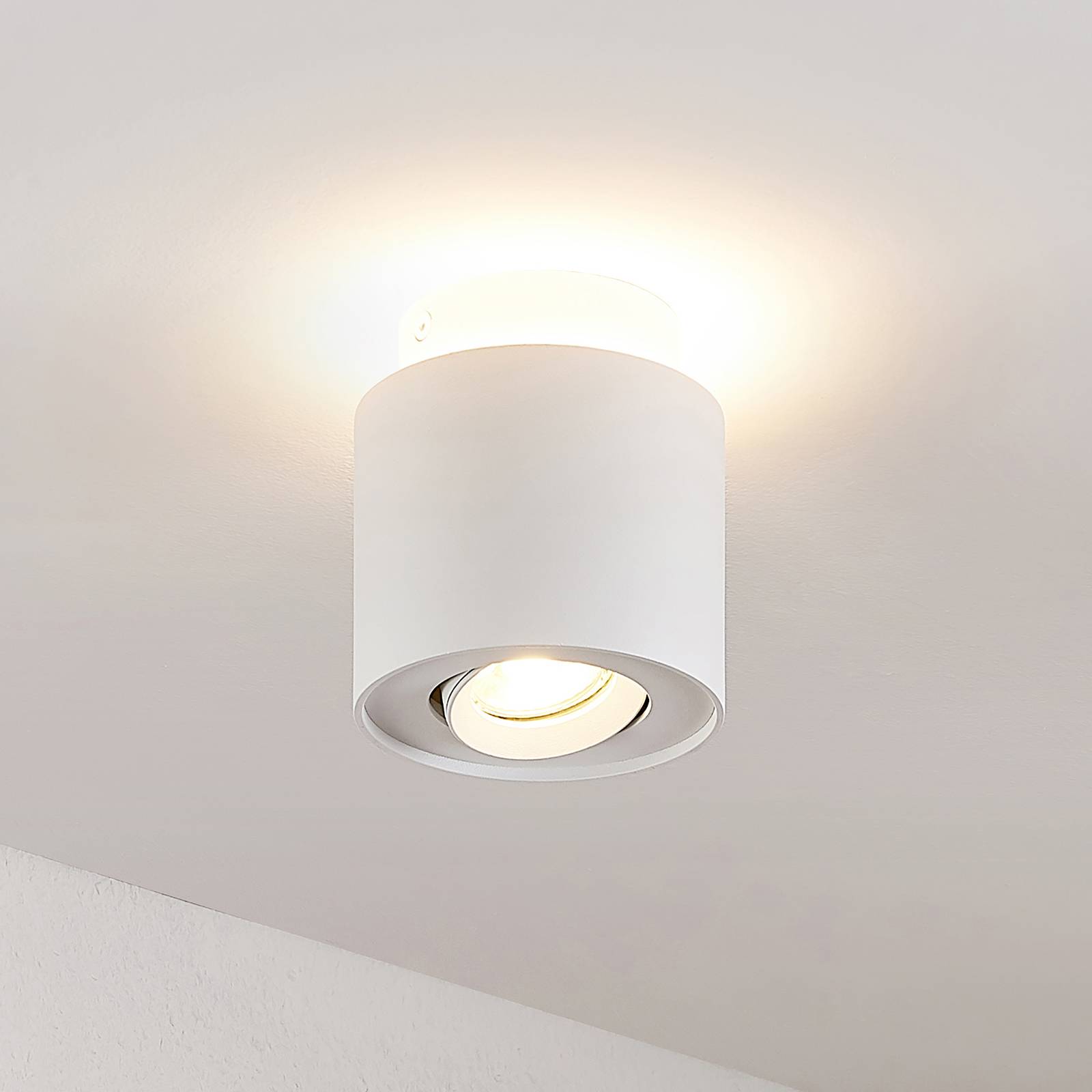 Arcchio Deckenlampe Walisa, Ø 10 cm, weiß, Metall, GU10 Arcchio Deckenlampe Walisa, Ø 10 cm, weiß, Metall, GU10 von Arcchio