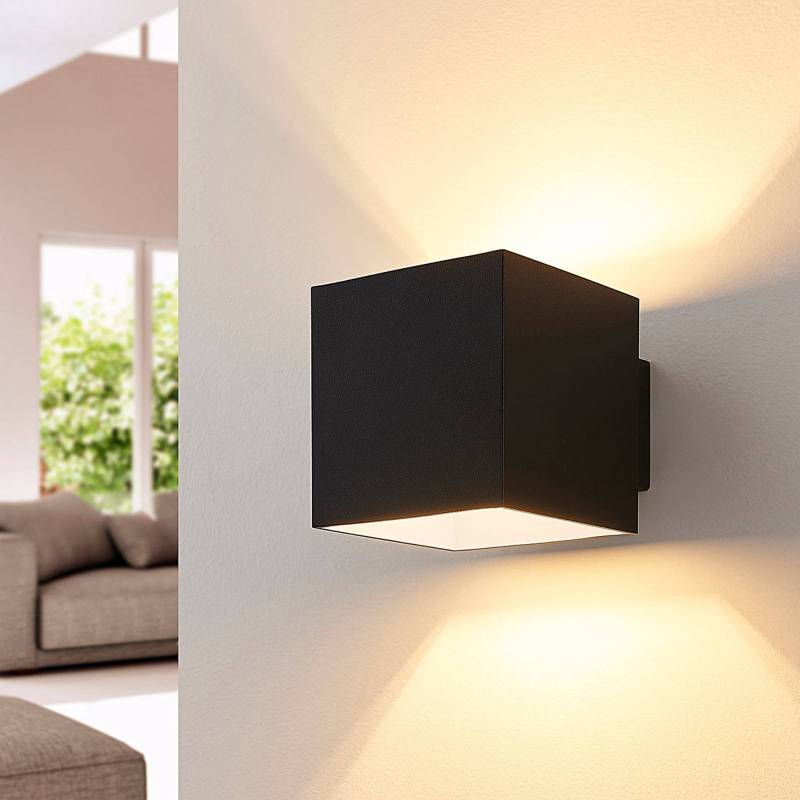 Arcchio Wandlampe Zuzana, 2er-Set, schwarz, G9, 10 cm breit von Arcchio