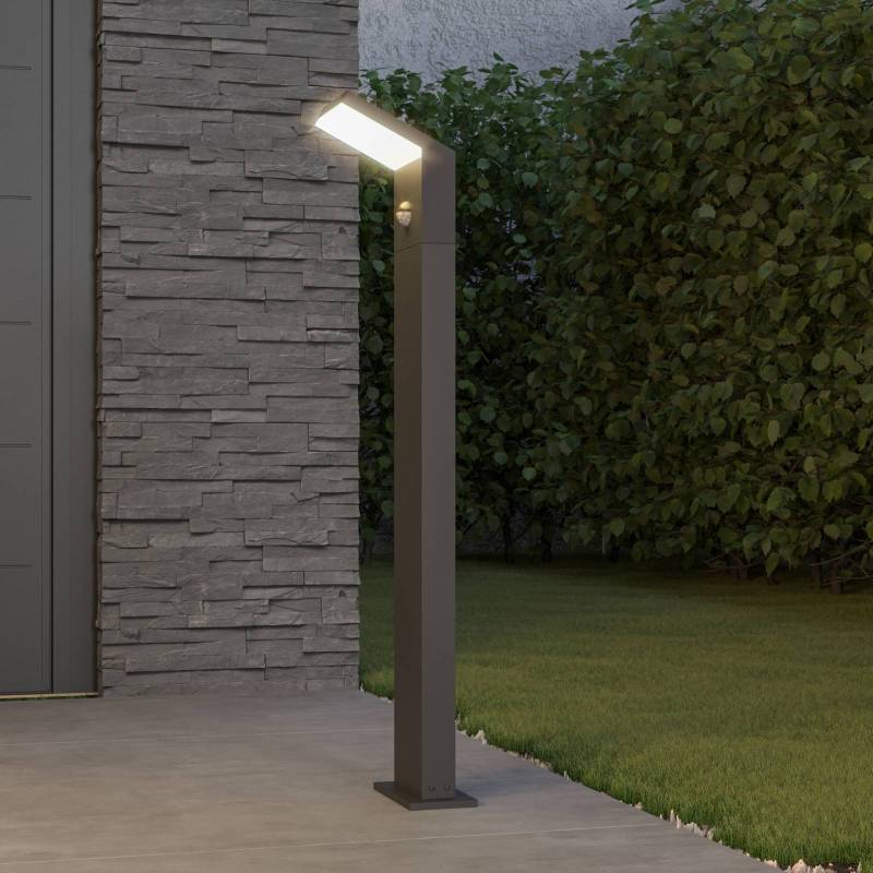 Arcchio LED-Wegeleuchte Yolena, Sensor, 100cm, anthrazit von Arcchio
