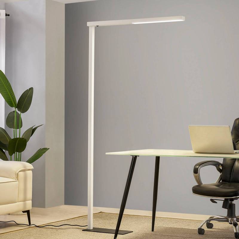 Arcchio LED-Büro-Stehleuchte Tamilo, weiß, Metall, 194 cm von Arcchio