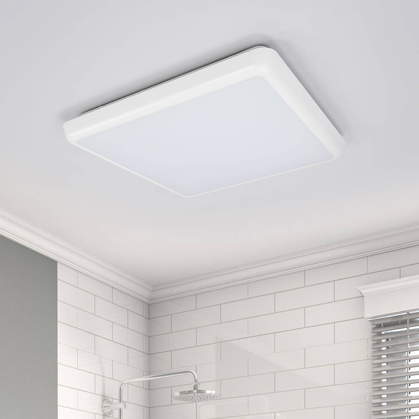 Arcchio LED-Deckenleuchte Augustin, 30 x 30 cm, weiß, IP54 Arcchio LED-Deckenleuchte Augustin, 30 x 30 cm, weiß, IP54 von Arcchio