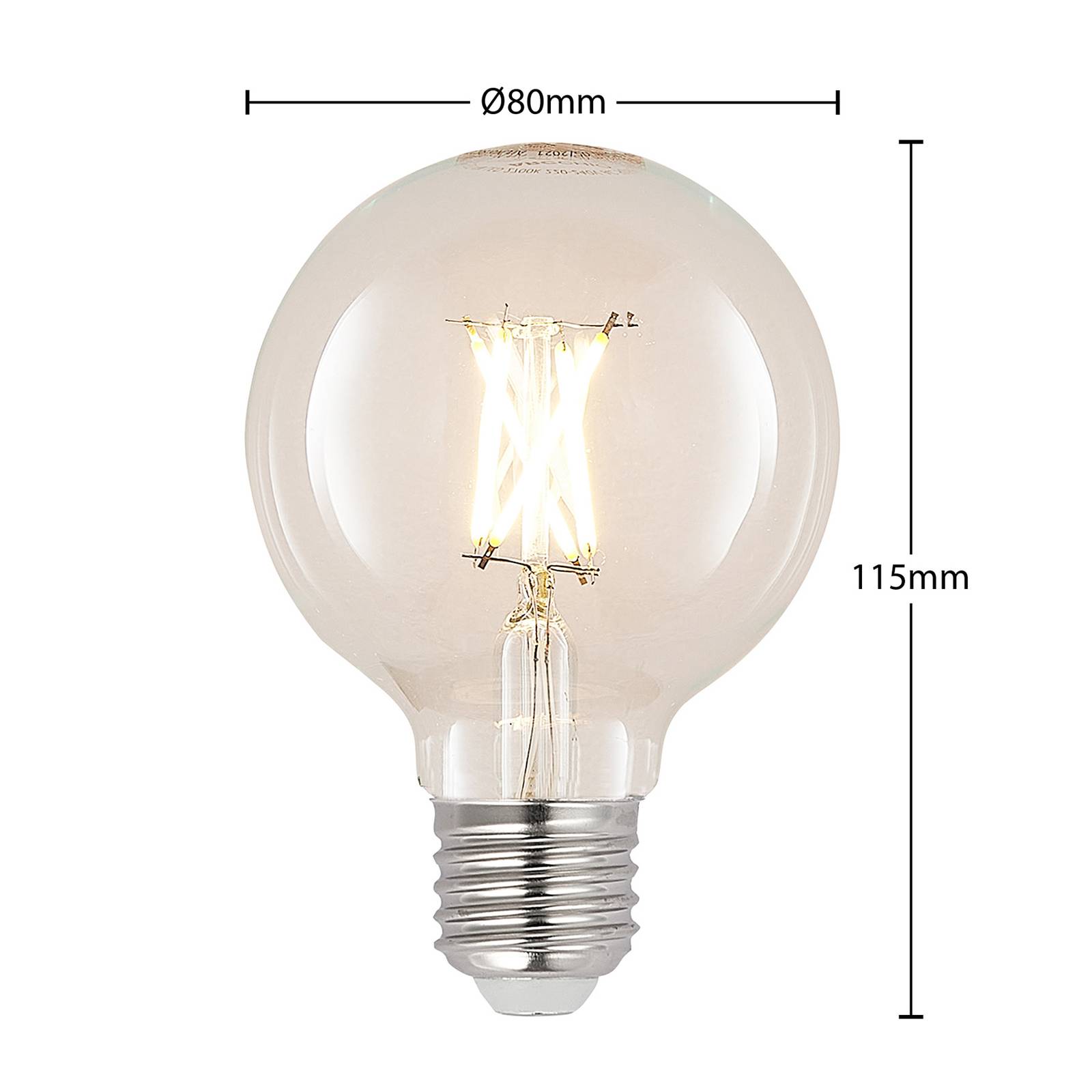 LED-Lampe E27 4W G80 2.700K Filament dimmbar klar von Arcchio