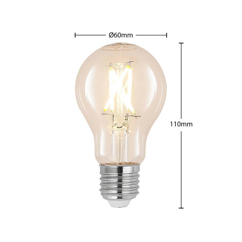LED-Lampe E27 6W 2.700K Filament,dimmbar klar 3er von Arcchio