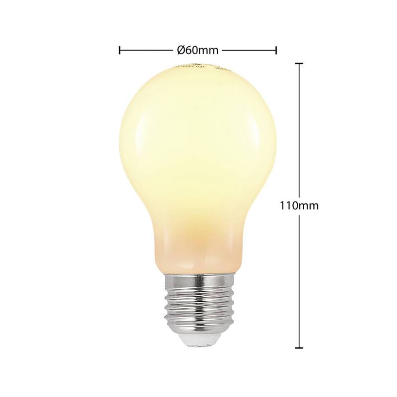 LED-Lampe E27 6W 2.700K dimmbar, opal von Arcchio
