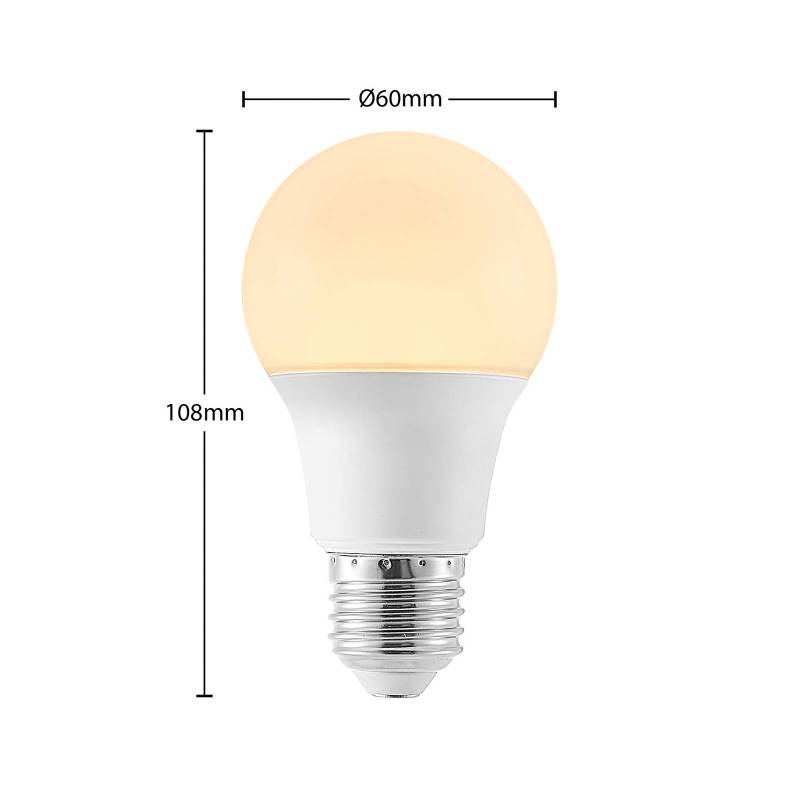LED-Lampe E27 A60 4,9W 3.000K opal 6er-Set von Arcchio