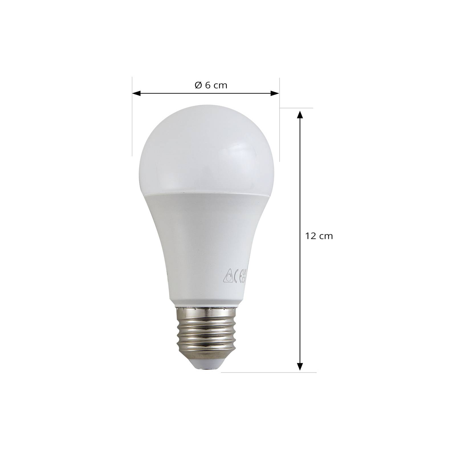 LED-Leuchtmittel, opal, E27, A60, 8,2W, 2700K, 1521 Lumen von Arcchio