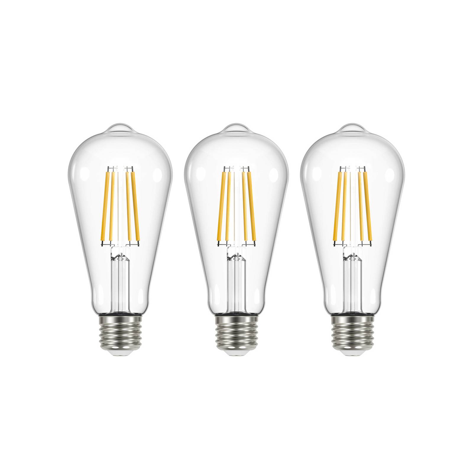 LED-Leuchtmittel Filament klar E27 3,8W 2700K 806lm 3er-Set LED-Leuchtmittel Filament klar E27 3,8W 2700K 806lm 3er-Set von Arcchio