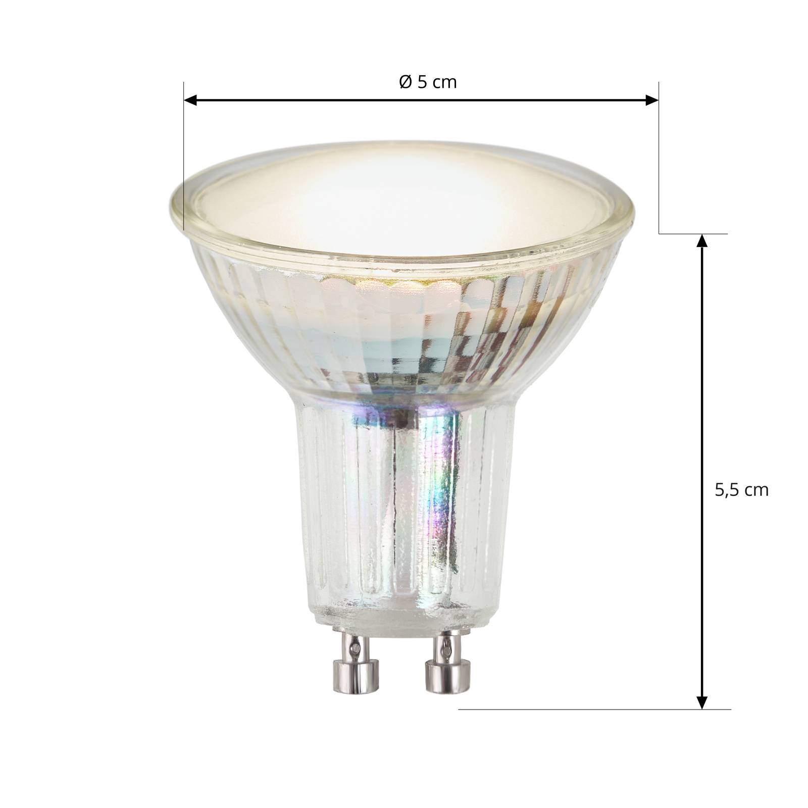 LED-Reflektor GU10 3,4W 3.000K 120° Glas von Arcchio