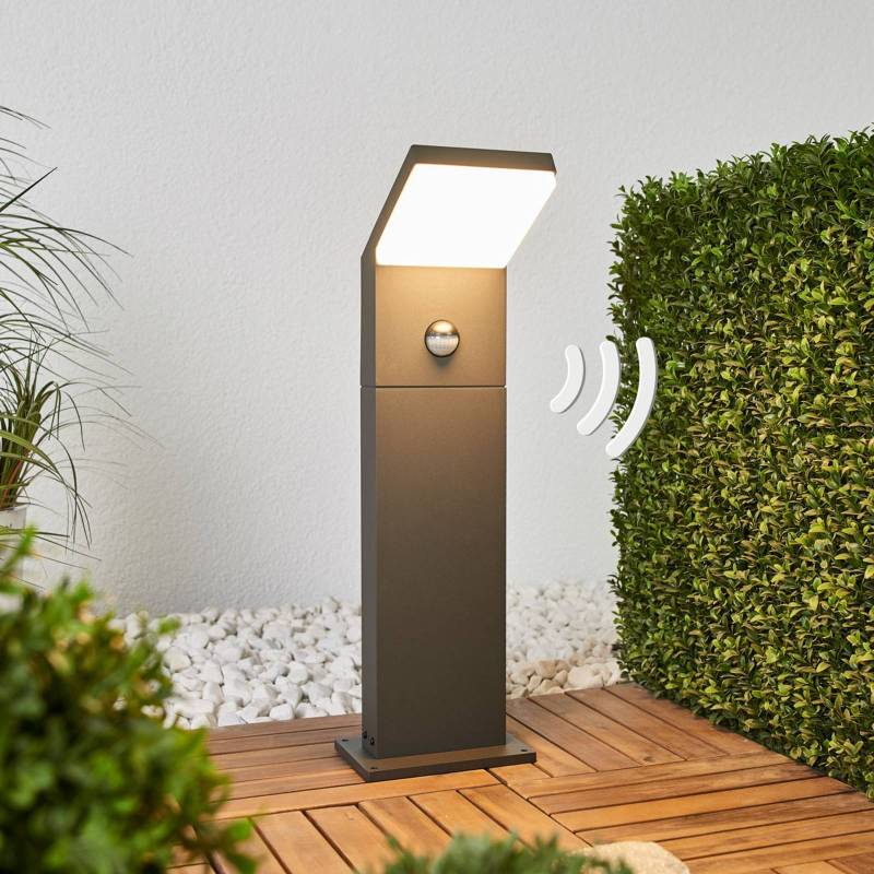 Arcchio LED-Wegeleuchte Yolena, Sensor, 60 cm, anthrazit von Arcchio