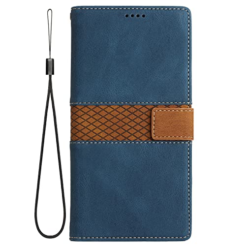 Archi Klapphülle Galaxy S21 Ultra 5G Handyhülle Kompatibel mit Samsung Galaxy S21 Ultra 5G Hülle Leder Tasche [Standfunktion] [Kartenfach] Stoßfeste Schutzhülle Flip Case Cover (Blau) von Archi