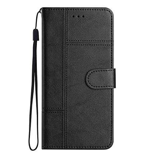 Archi Klapphüllen Kompatibel für Samsung Galaxy S22 5G Lederhülle, Magnet Brieftasche Handytasche Schutzhülle Etui Stoßfeste Cover Flip Case Wallet Standfunktion (Schwarz) von Archi