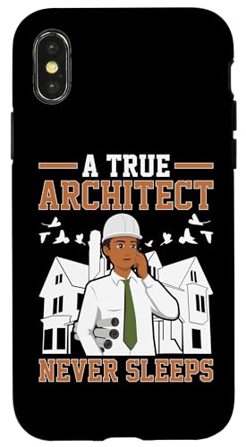 Architekt: A True Architect Never Sleeps Hülle für iPhone X/XS Architekt: A True Architect Never Sleeps Hülle für iPhone X/XS von Architecture Student Designs For An Architect