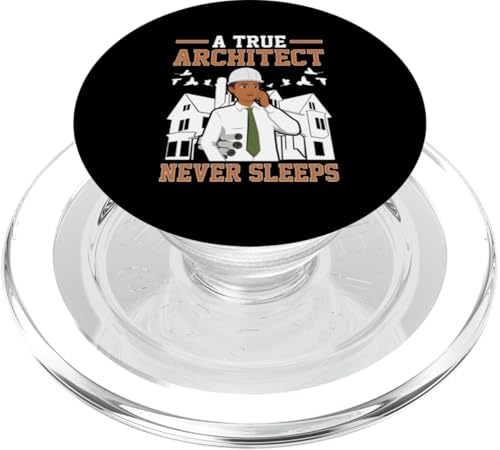 Architekt: A True Architect Never Sleeps PopSockets PopGrip für MagSafe Architekt: A True Architect Never Sleeps PopSockets PopGrip für MagSafe von Architecture Student Designs For An Architect
