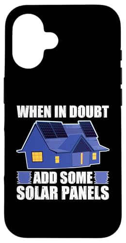 Architekt: Fügen Sie im Zweifel einige Solarmodule hinzu Hülle für iPhone 16 von Architecture Student Designs For An Architect
