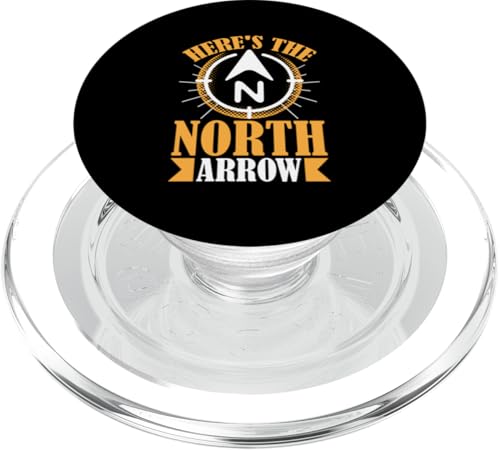 Architekt: Here's The North Arrow PopSockets PopGrip für MagSafe Architekt: Here's The North Arrow PopSockets PopGrip für MagSafe von Architecture Student Designs For An Architect