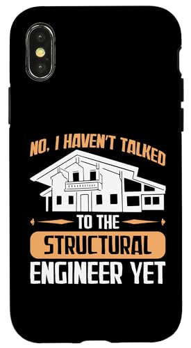 Architekt: Ich habe noch nicht mit dem Statiker gesprochen Hülle für iPhone X/XS Architekt: Ich habe noch nicht mit dem Statiker gesprochen Hülle für iPhone X/XS von Architecture Student Designs For An Architect