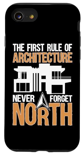 Die erste Regel der Architektur: Vergiss niemals den Norden Hülle für iPhone SE (2020) / 7 / 8 von Architecture Student Designs For An Architect