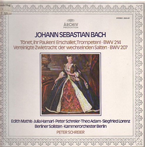 Peter Schreier: J.S. Bach: Kantaten Bwv 207-214 [Vinyl] von Archiv Produktion