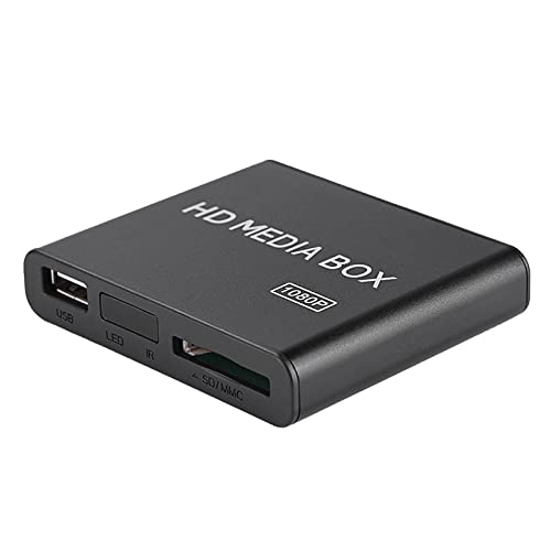 HDMI Media Player, Full HD Mini Box Media Player 1080P HDMI Digital Media Player Box Tragbare Unterstützung USB RMVB MP3 AVI MKV 110-240V(EU-Stecker) von Archuu