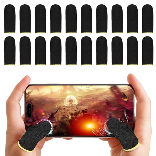 Arcjunys Finger Sleeves Gaming Finger Sleeve Finger Handschuhe Atmungsaktiv Game Finger Sleeve Sets Mobile Gaming Finger Sleeve für Touchscreen Spiel Mobile 20 Stück Arcjunys Finger Sleeves Gaming Finger Sleeve Finger Handschuhe Atmungsaktiv Game Finger Sleeve Sets Mobile Gaming Finger Sleeve für Touchscreen Spiel Mobile 20 Stück von Arcjunys