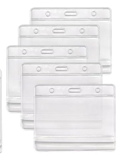 Ausweishülle Kartenhülle Wasserdichte Horizontal Ausweishalter Transparenter PVC Kartenhüllen Transparent ID Card Holder Ausweishüllen Kartenhalter für Geschäfts Messe Firmen Schulen 30 Stück Ausweishülle Kartenhülle Wasserdichte Horizontal Ausweishalter Transparenter PVC Kartenhüllen Transparent ID Card Holder Ausweishüllen Kartenhalter für Geschäfts Messe Firmen Schulen 30 Stück von Arcjunys