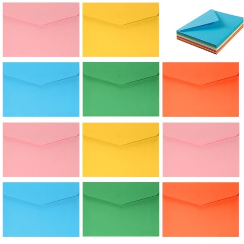 Mini Briefumschläge Bunt Mini Umschläge 11.5 x 8 cm Briefumschlag Kuvert Kleine Briefumschläge Envelopes für Hochzeit Geburtstage Partys Gruß-Karten 50 Stück Mini Briefumschläge Bunt Mini Umschläge 11.5 x 8 cm Briefumschlag Kuvert Kleine Briefumschläge Envelopes für Hochzeit Geburtstage Partys Gruß-Karten 50 Stück von Arcjunys
