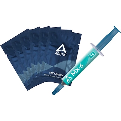 Arctic Hochleistungs-Wärmeleitpaste MX-6 (4 Gramm) mit Reiniger von Arctic