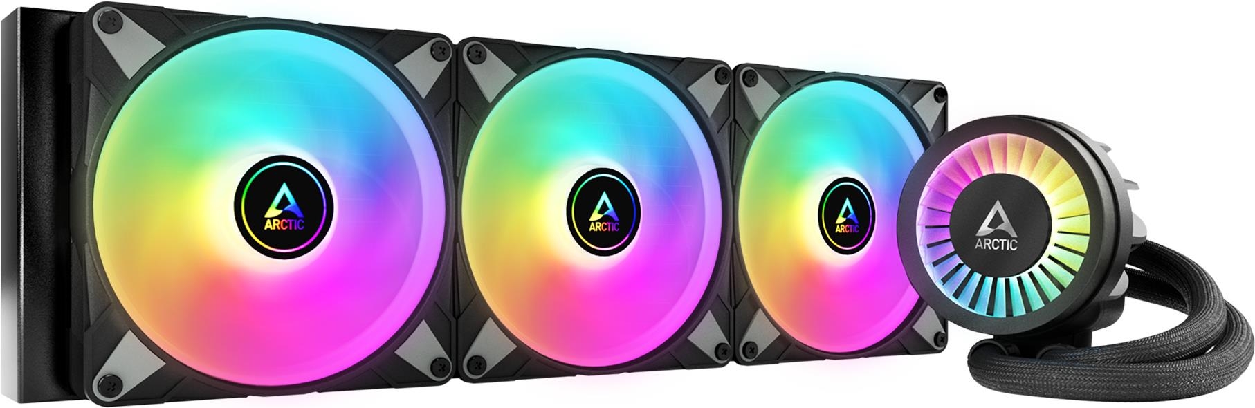 ARCTIC Liquid Freezer III 420 A-RGB - Multikompatibler All-in-One CPU-Wasserkühler mit A-RGB (ACFRE00145A) - Sonderposten von Arctic