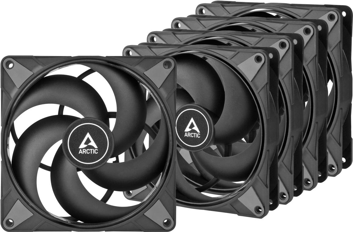 ARCTIC P14 Max - 140 mm High-Speed PWM-Lüfter - 5 Stück - Ventilator - 14 cm - 400 RPM - 2800 RPM - 95 cfm - 161,4 m³/h (ACFAN00290A) von Arctic