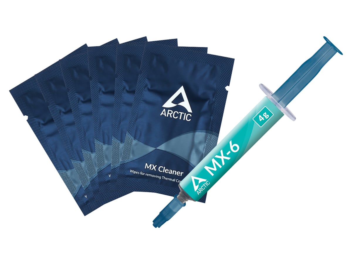 ARCTIC Wärmeleitpaste MX-6 4g + 6x MX Cleaner ARCTIC Wärmeleitpaste MX-6 4g + 6x MX Cleaner von Arctic
