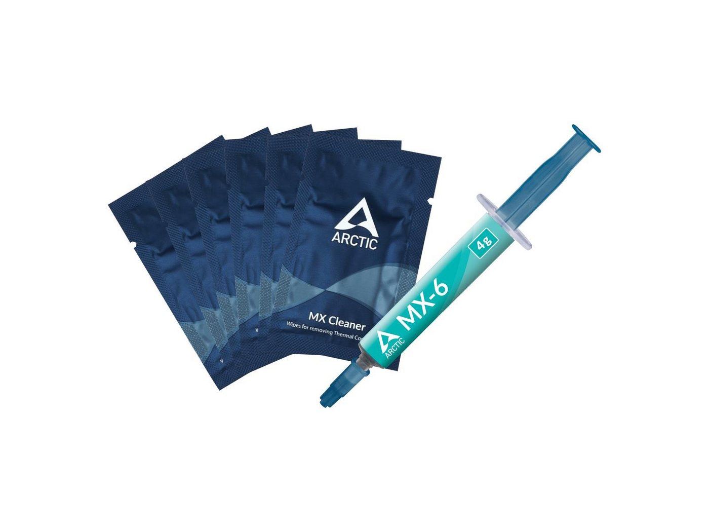 Arctic Wärmeleitpaste ARCTIC Hochleistungs-Wärmeleitpaste MX-6 (4 Gramm) mit Reiniger von Arctic