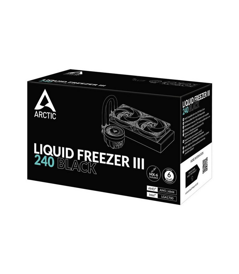 Arctic Wasserkühlung Liquid Freezer III 240 Black 2x120mm Intel/AMD Arctic Wasserkühlung Liquid Freezer III 240 Black 2x120mm Intel/AMD von Arctic