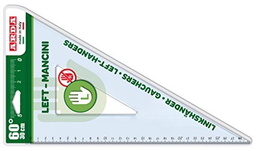 Arda 28830 Man Dreieck 60 °, für Linkshänder, 30 cm, Left von Arda