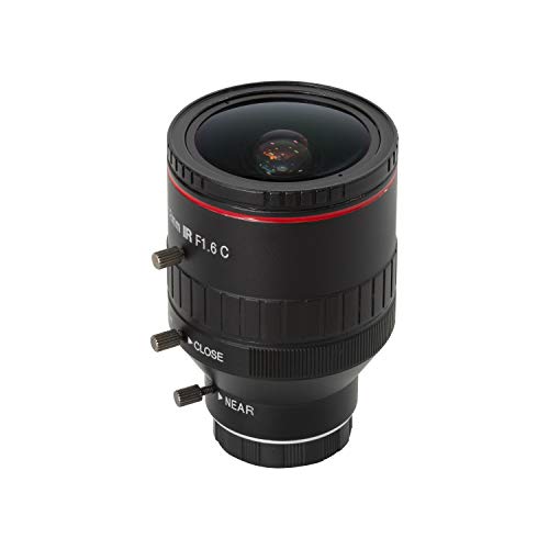 Arducam 2,8–12 mm Varifokales C-Mount-Objektiv für Raspberry Pi HQ Kamera, mit C-CS-Adapter, industrielles Teleobjektiv Arducam 2,8–12 mm Varifokales C-Mount-Objektiv für Raspberry Pi HQ Kamera, mit C-CS-Adapter, industrielles Teleobjektiv von Arducam