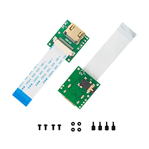 Arducam CSI auf HDMI Kabel Verlängerungsmodul mit 15pin 60mm FPC Kabel für Raspberry Pi Kamera V3/V1/V2/HQ (2 Stück, 1 Set) von Arducam