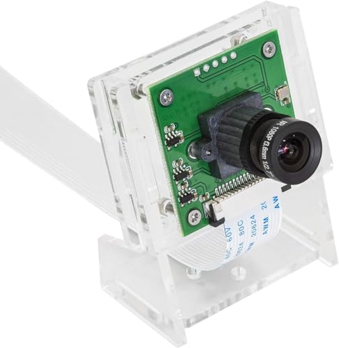 Arducam Für Raspberry Pi Kameramodul mit Gehäuse, verstellbares und bares Objektiv M12 Board, Fokus- und Winkelverbesserung für Raspberry Pi 4/3/3 B+, und mehr von Arducam