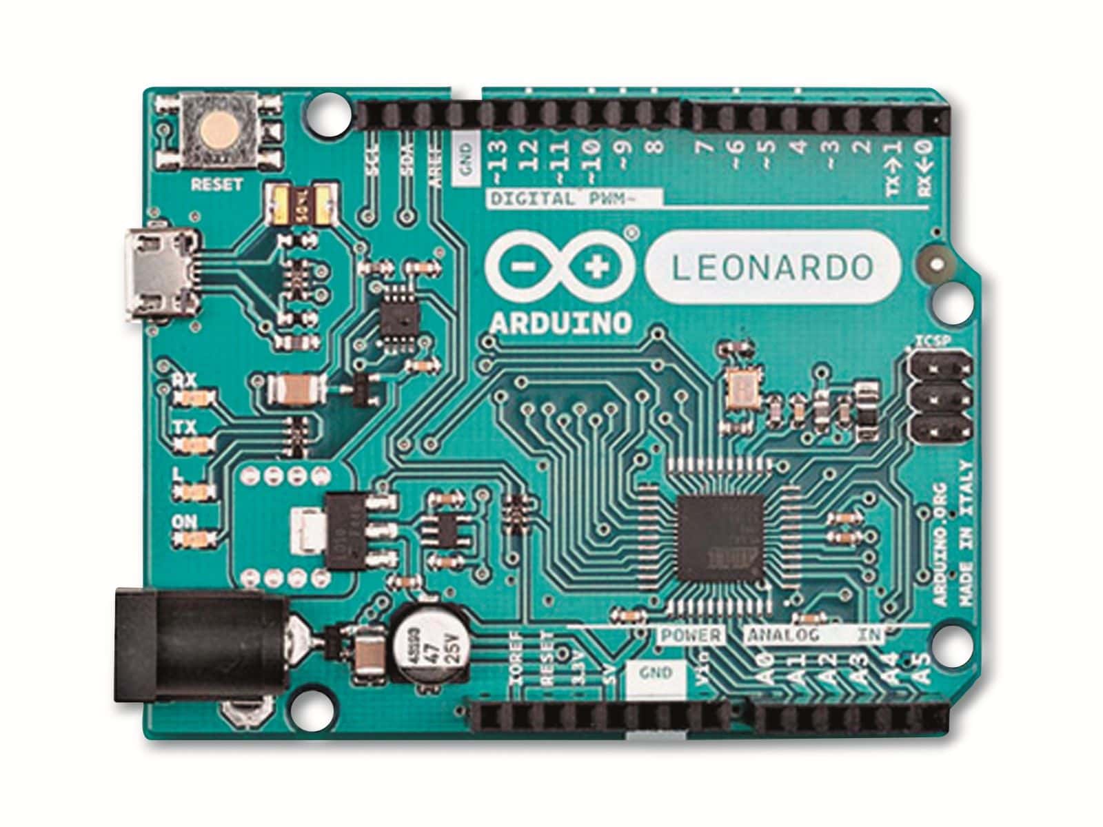 ARDUINO ®, Board Leonardo (with Headers), A000057 von Arduino