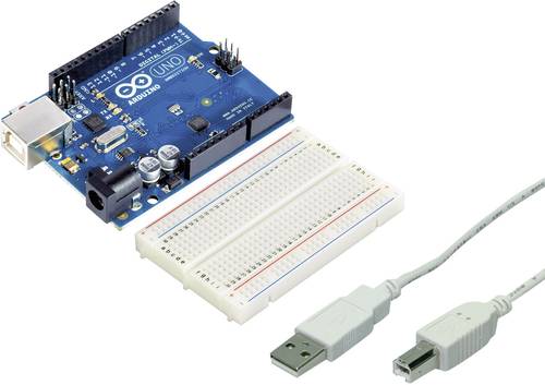 Arduino 65139 Board Uno Rev3 SMD + Breadboard & Cable Core ATMega328 von Arduino