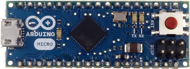 Arduino Microcontrollerboard, Micro mit Steckverbinder (A000053) von Arduino