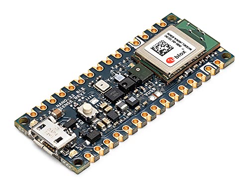 Arduino Nano 33 BLE Sense Rev2 [ABX00069] – 3,3 V AI-fähiger Board Mikrofon Gestensensor Edge Computing TinyML von Arduino