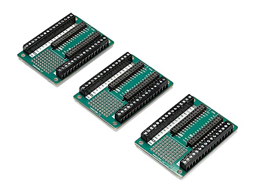 Arduino Nano Screw Terminal Adapter 3-boards-pack [ASX00037-3P] – 32 Schraubklemmenanschlüsse – kompatibel mit Arduino Nano Family von Arduino