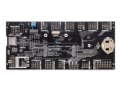 Arduino Portenta Breakout [ASX00031] – Arduino Pro Family Ethernet RJ45 bis zu 1 Gbit/s – kompatibel mit Portenta-Boards von Arduino