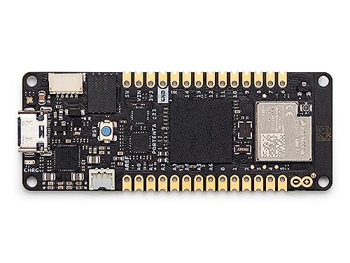 Arduino Portenta C33 [ABX00074] – Arm Cortex-M33 unterstützt MicroPython, ideale Lösung für IoT-Gateways, Fernbedienung, Bluetooth, WLAN, kostengünstiges Portenta-Board von Arduino