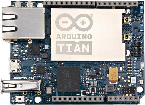 Arduino Tian Entwicklungsplatine 560 MHz Atheros AR9342 (A000116) von Arduino